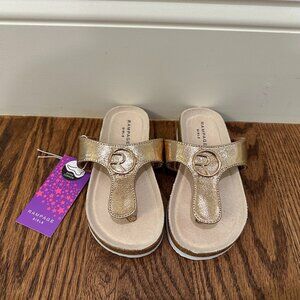 Rampage Gold Sandals